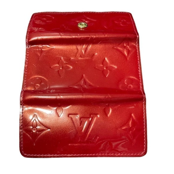 Louis Vuitton Vernis Multicles 4 Four Hooks Key Case Pomme D'Amour - Picture 13 of 15